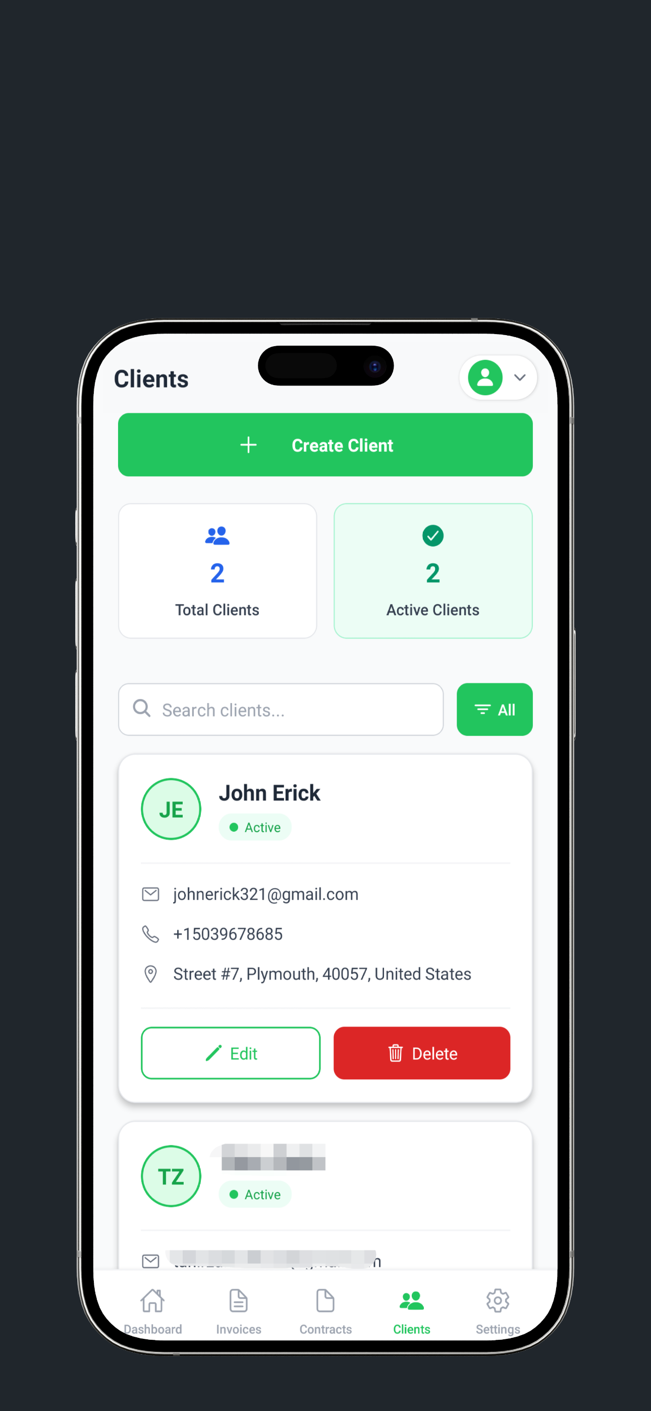 Contrazo - Screenshot 2 showing product features and functionality