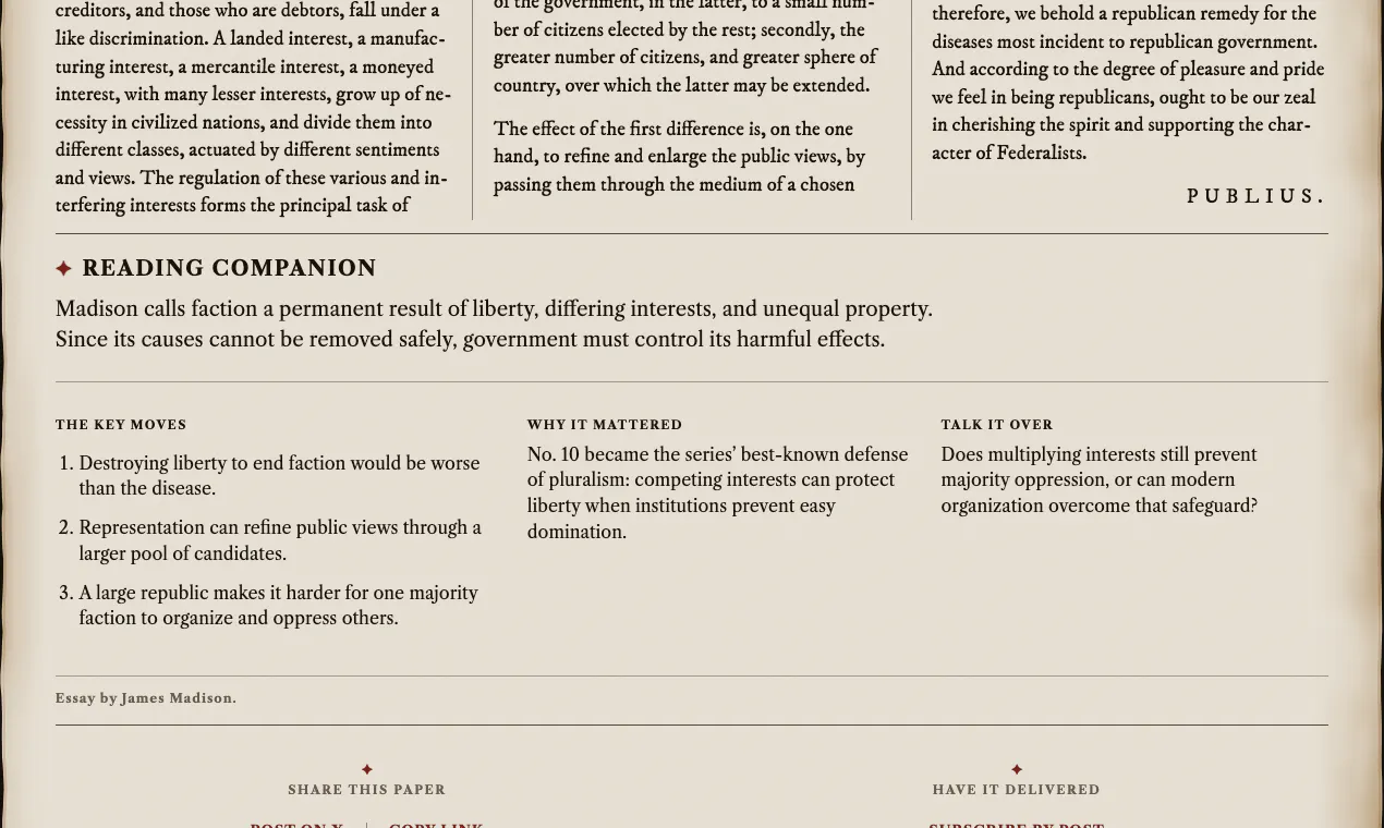 Federalist Reader gallery image