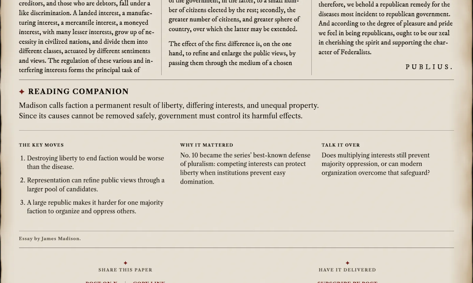 Federalist Reader screenshot 3