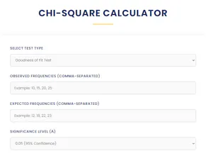 Chi-Square Calculator gallery image
