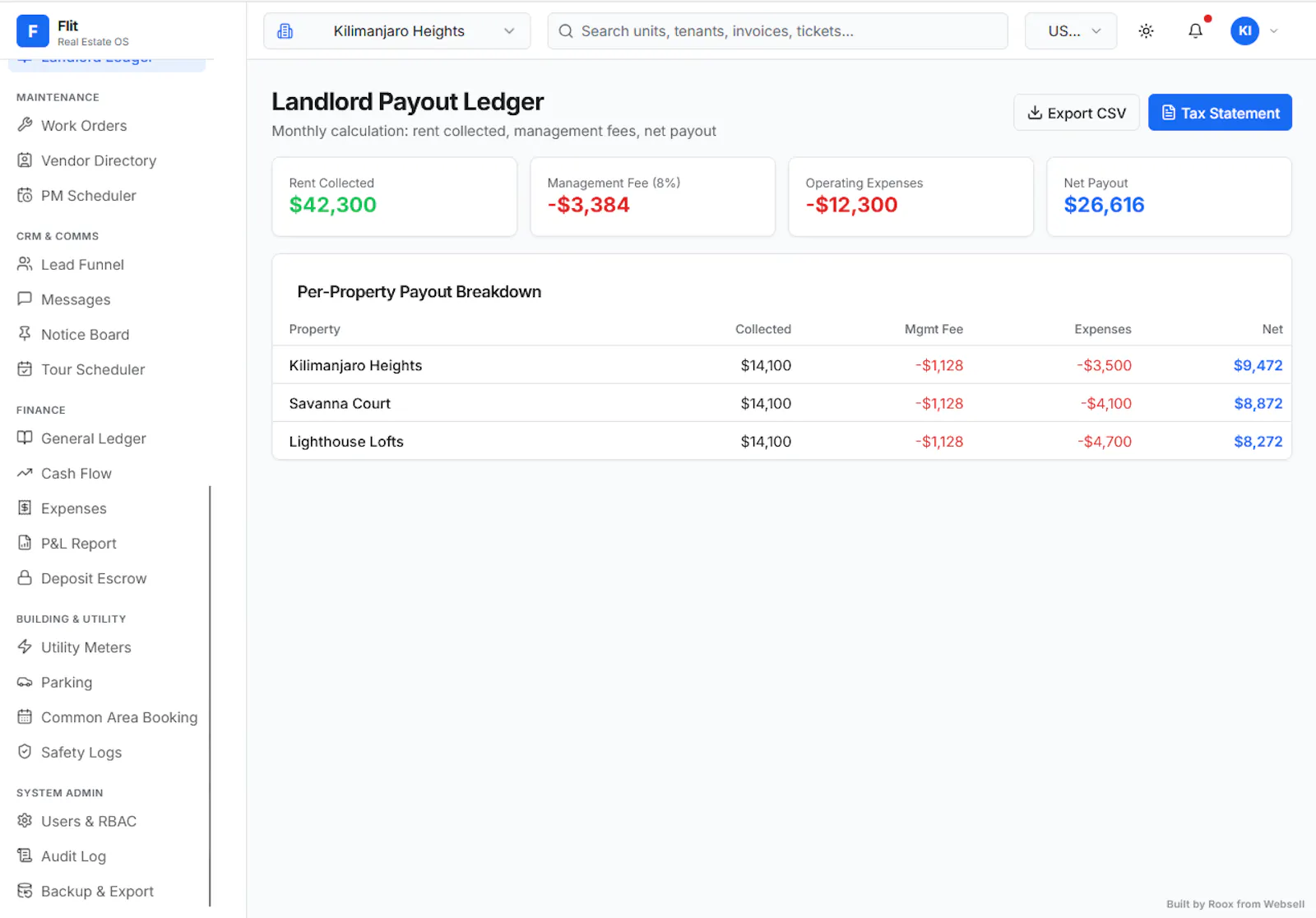 Flit — Real Estate Management screenshot 13