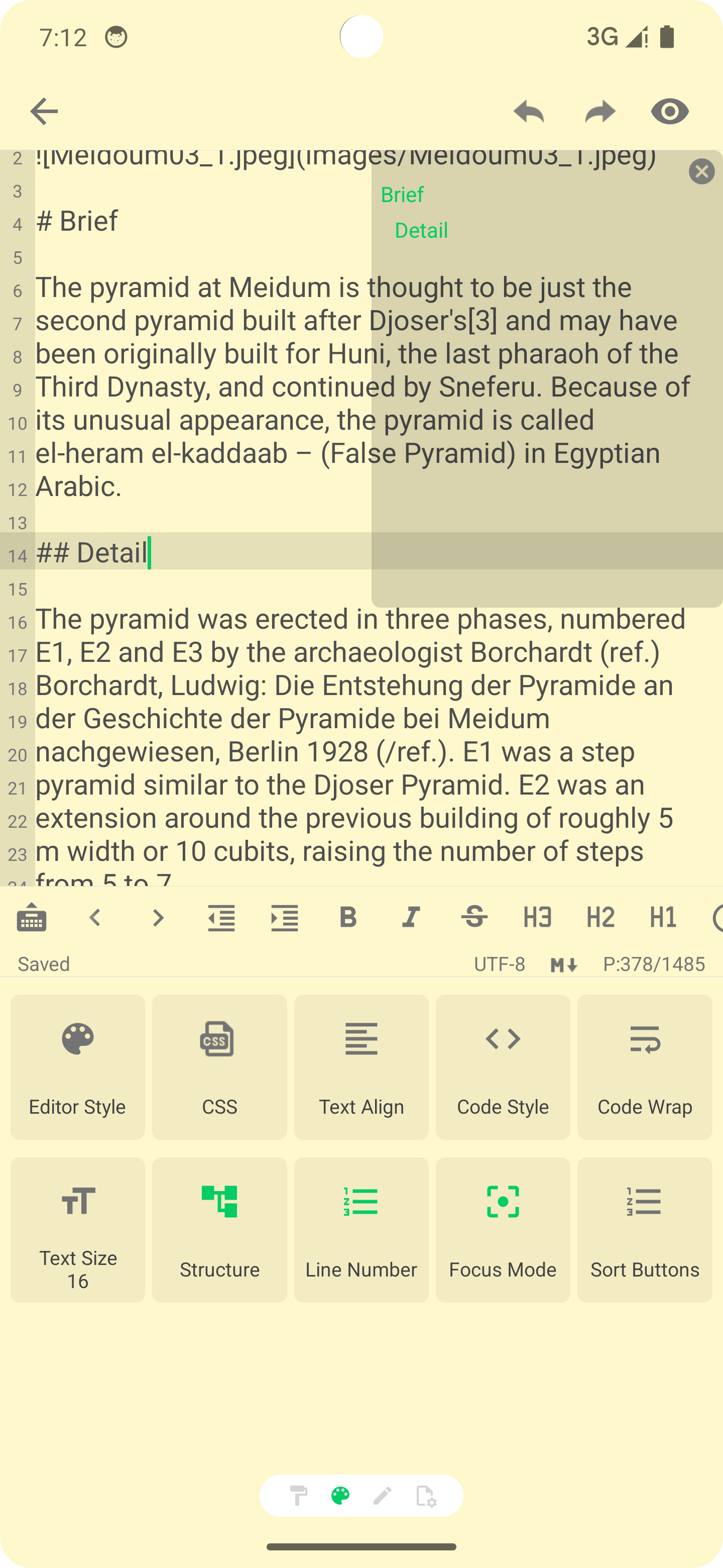 Nota fogliare - Un'app Android Markdown Note e Knowledge Manager. media 5