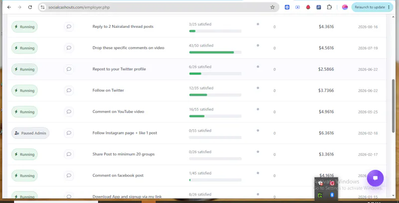 SocialCashouts screenshot 1