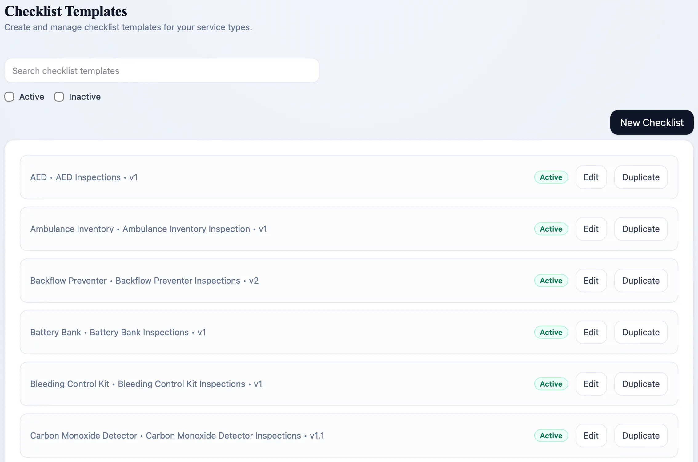 Inspection Logging gallery image
