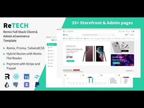 ReTECH eCommerce Template gallery image