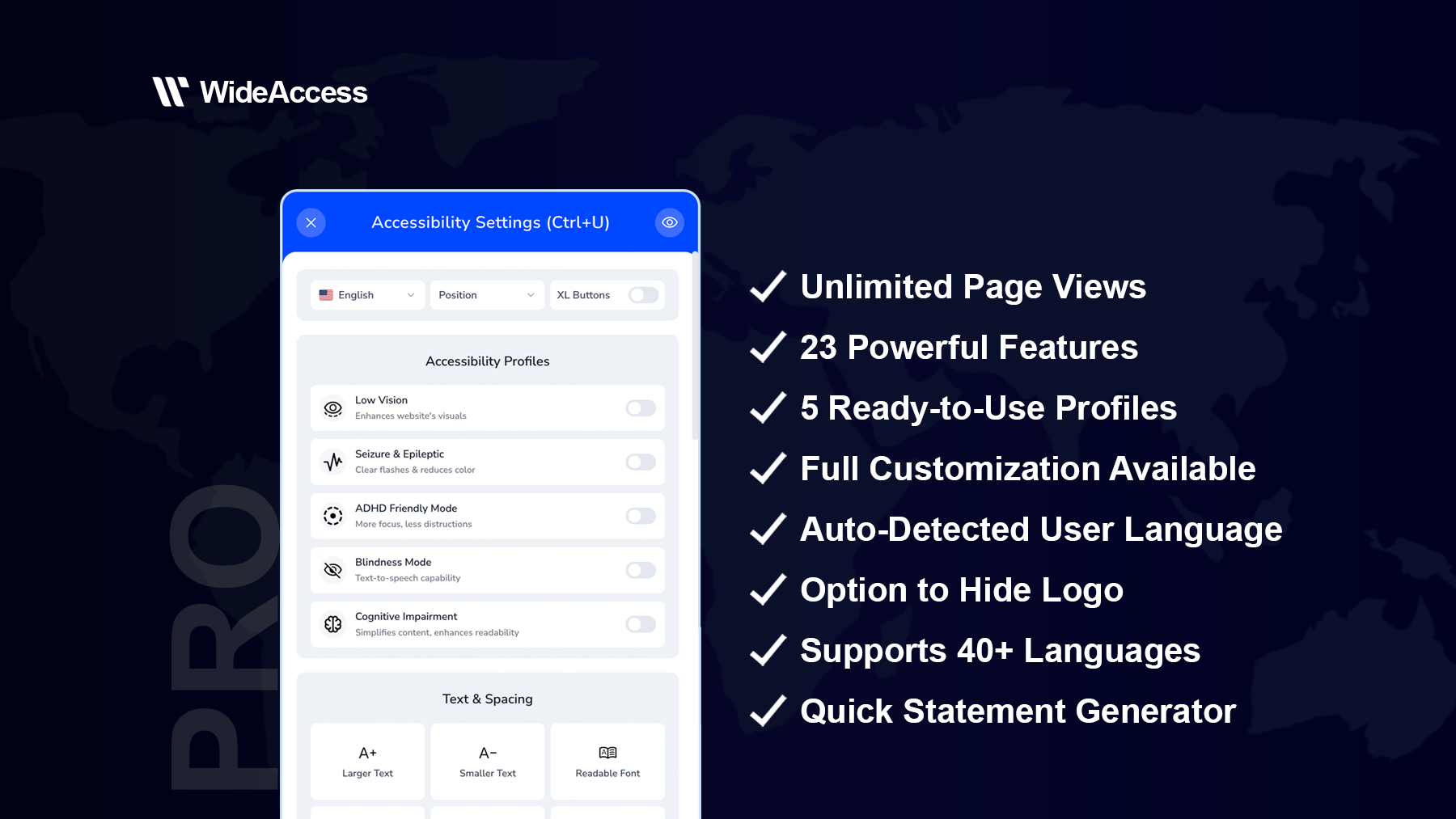 WideAccess Accessibility Plugin gallery image