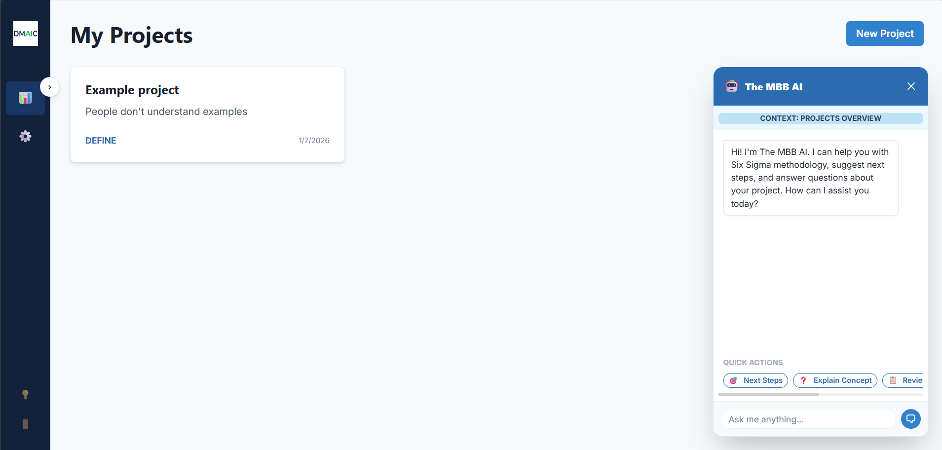DMAIC.app gallery image