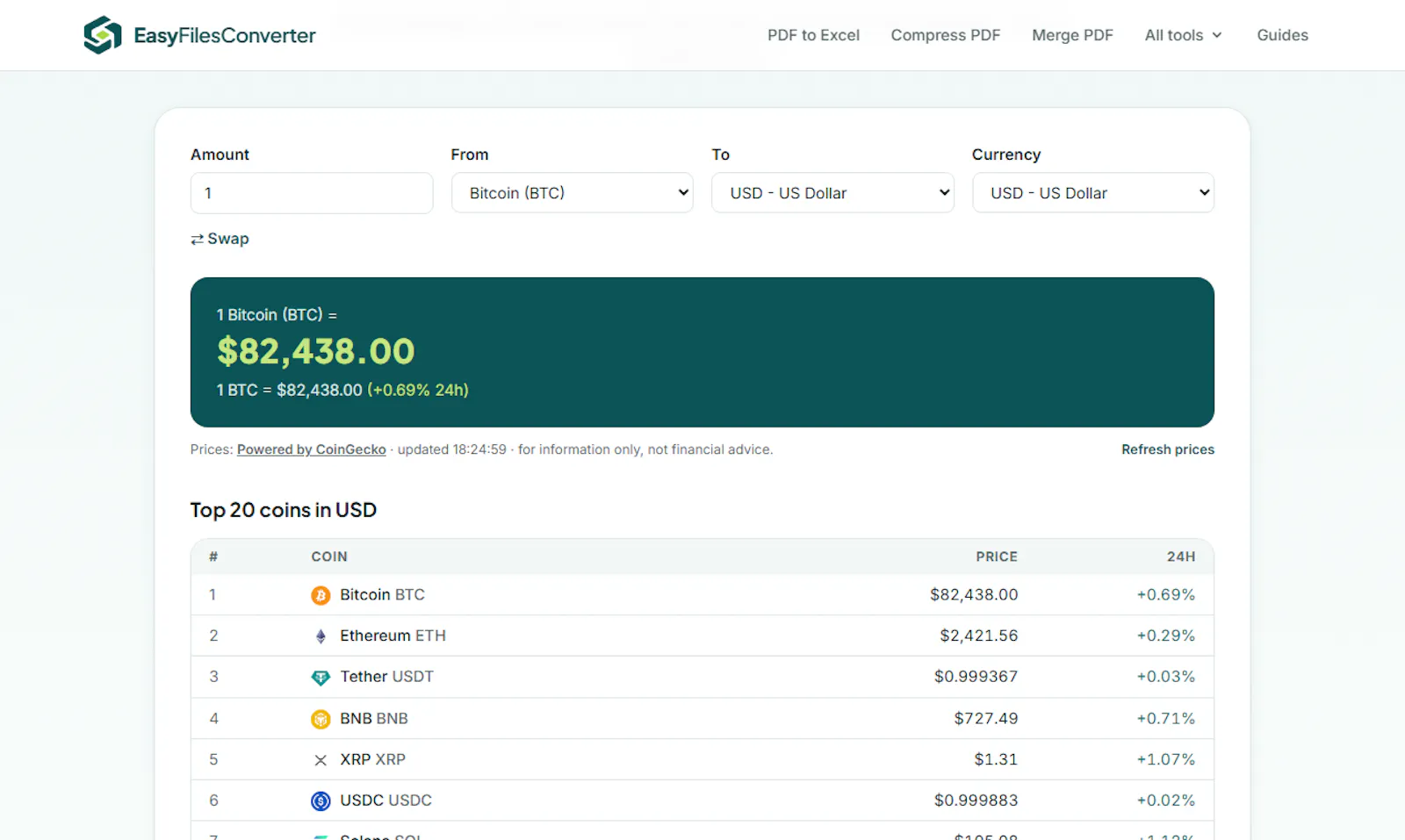 EasyFilesConverter screenshot 4