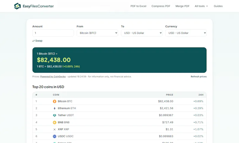 EasyFilesConverter screenshot 4