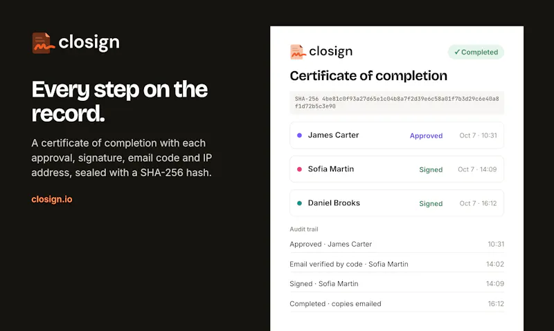 Closign.io screenshot 7