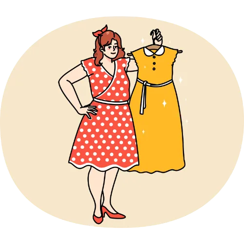 Dress Size Calculator - Main product screenshot demonstrating key features and user interface