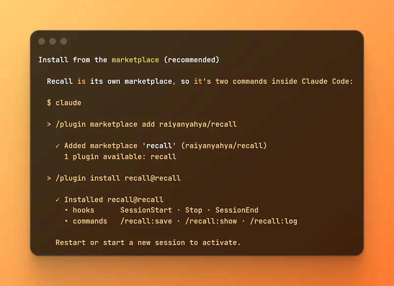 recall screenshot 3
