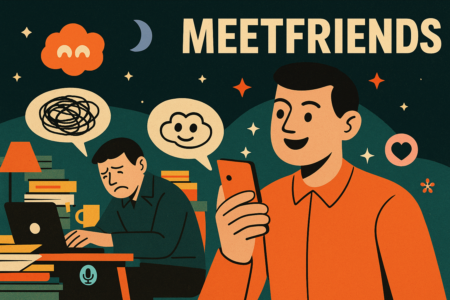 Mídia 2 de Meetfriends - Companheiros da AI e amigos virtuais |Converse com a IA que se importa