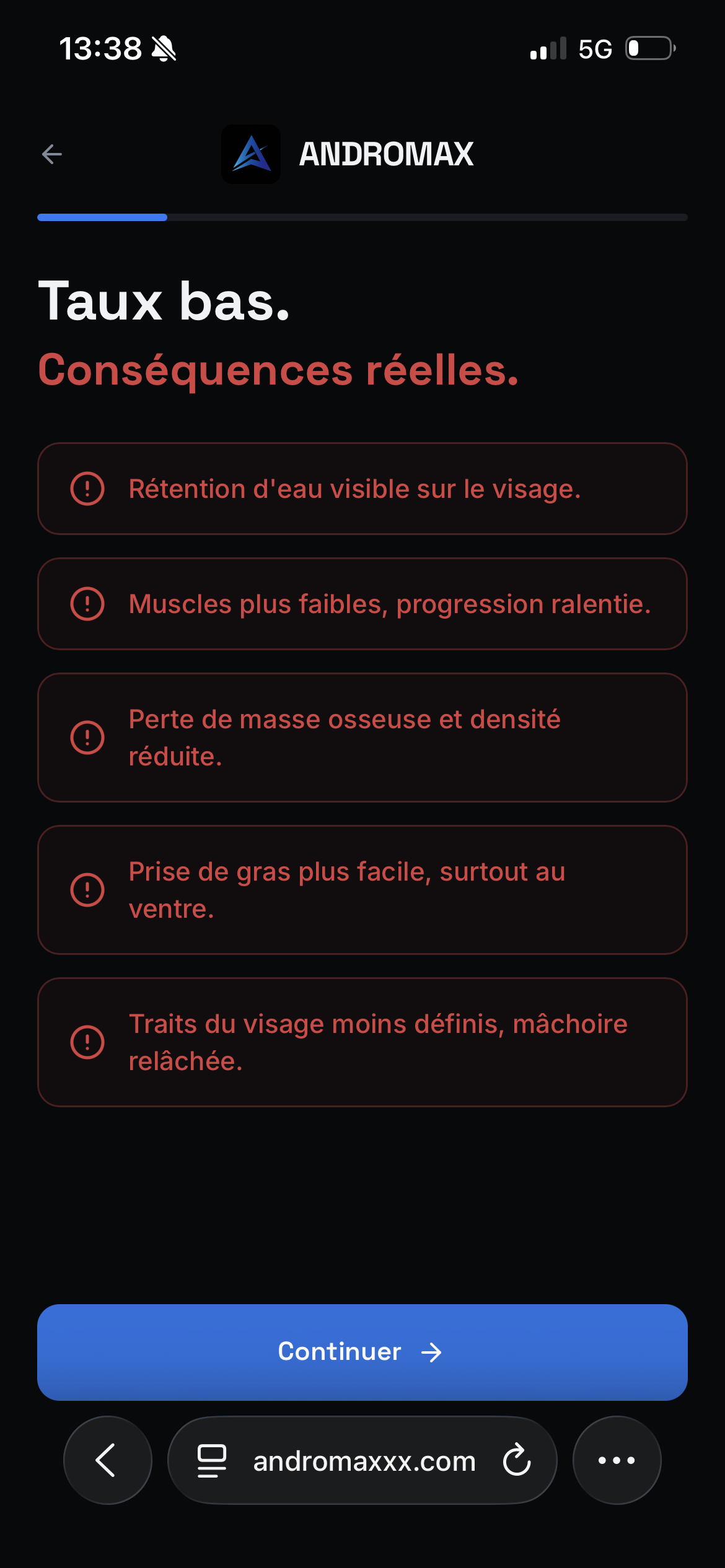 andromax - Screenshot 4 showing product features and functionality