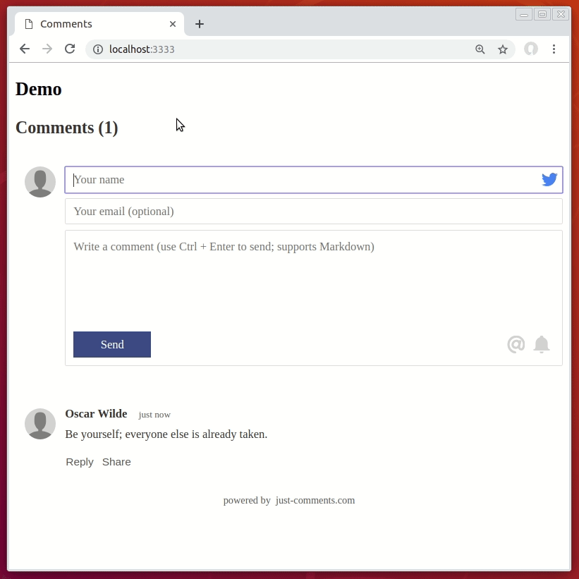 JustComments Image