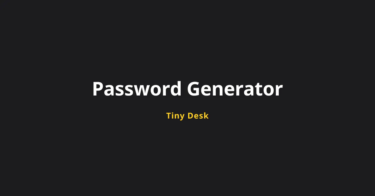 Password Generator gallery image