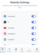 VanishFeed Browser Extension gallery image