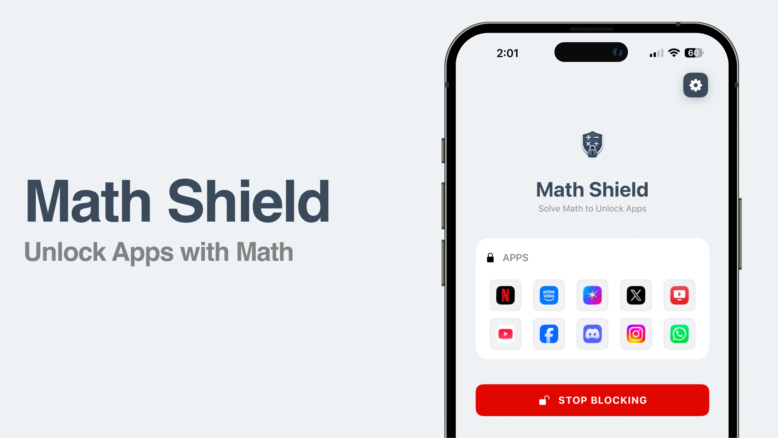 Math Shield - Focus & Unlock