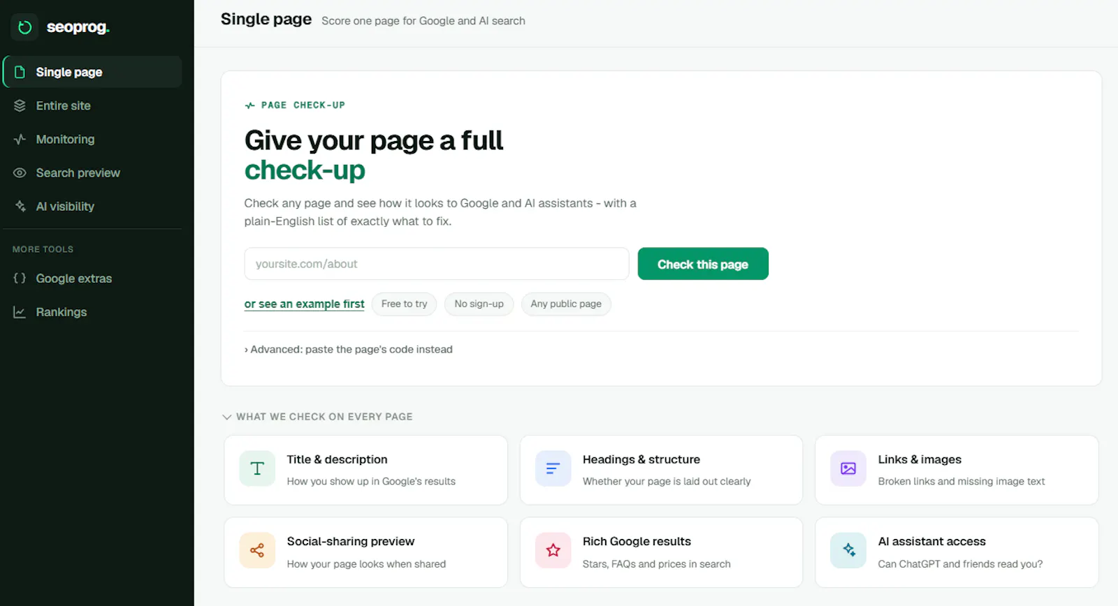 Seoprog screenshot 2