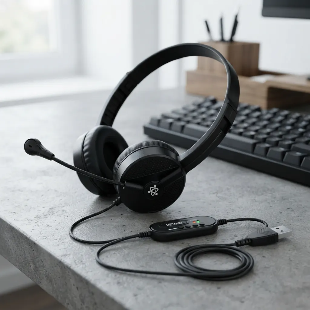 Metaind MT50 USB Headphones with mic