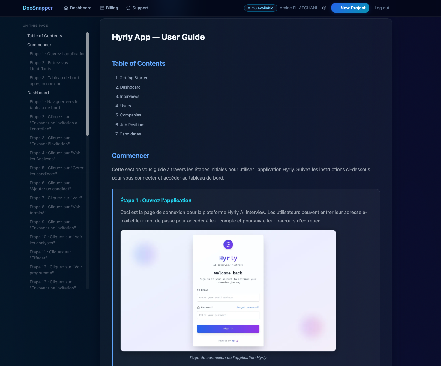 DocSnapper - Screenshot 4 showing product features and functionality
