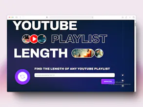 YouTube Playlist duration Calculator gallery image