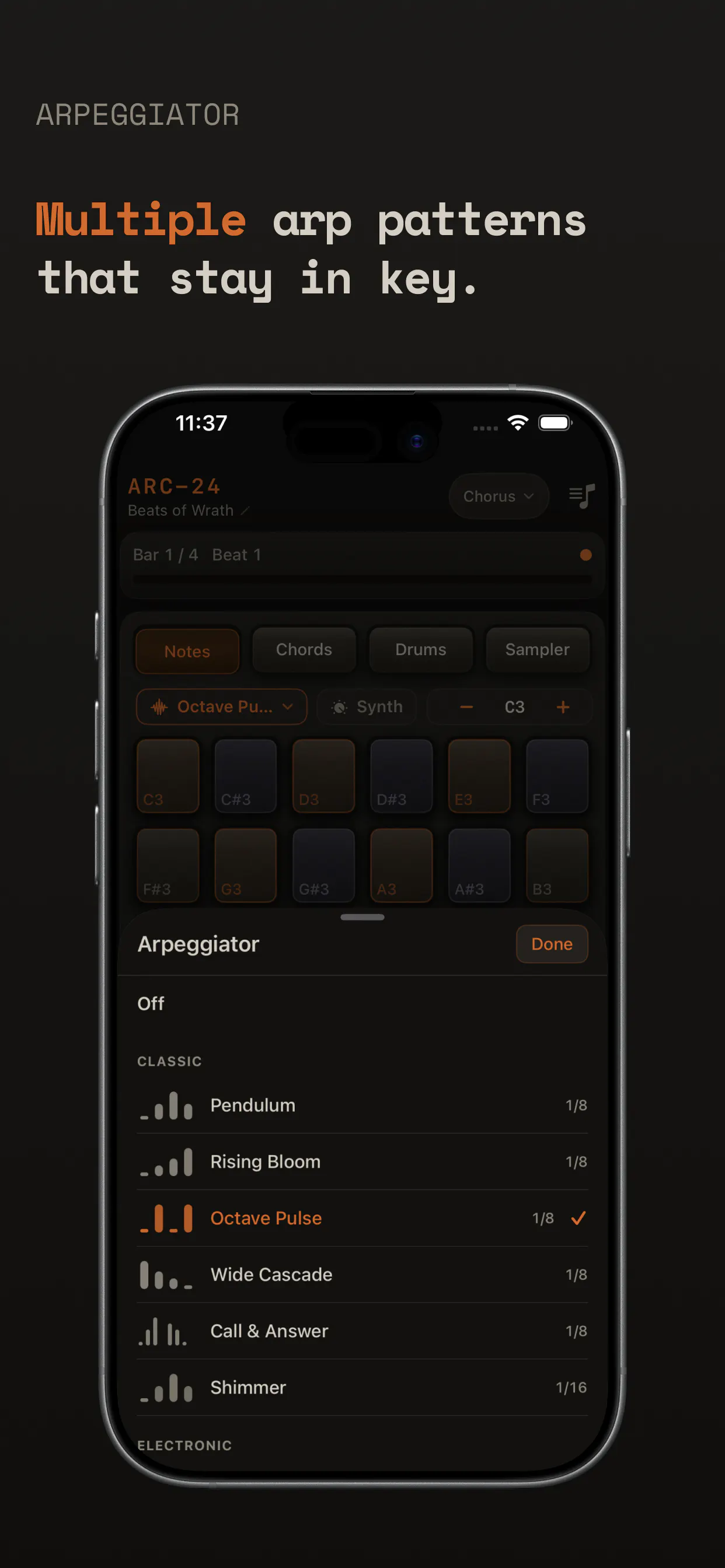 ARC-24 Multitrack Groovebox for iOS gallery image