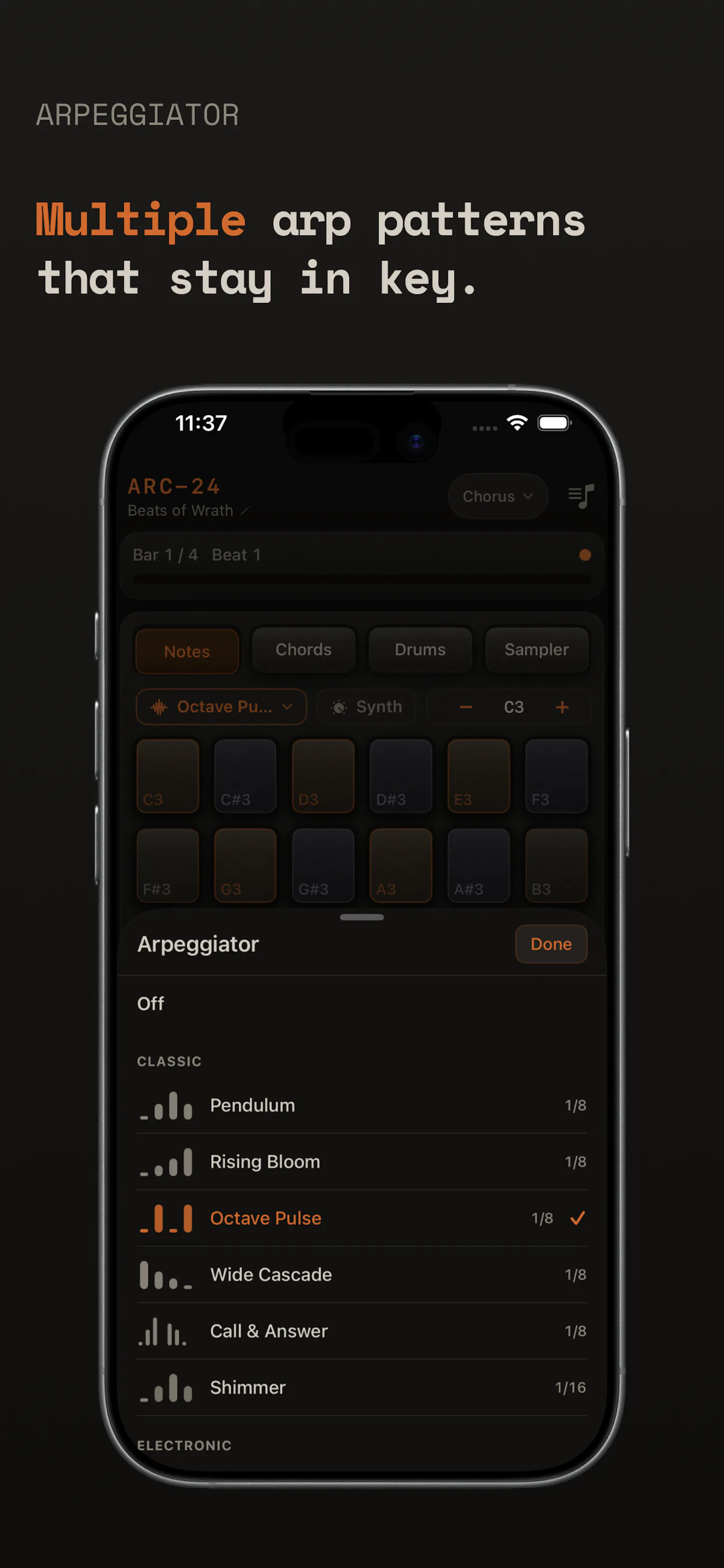 ARC-24 Multitrack Groovebox for iOS screenshot 8