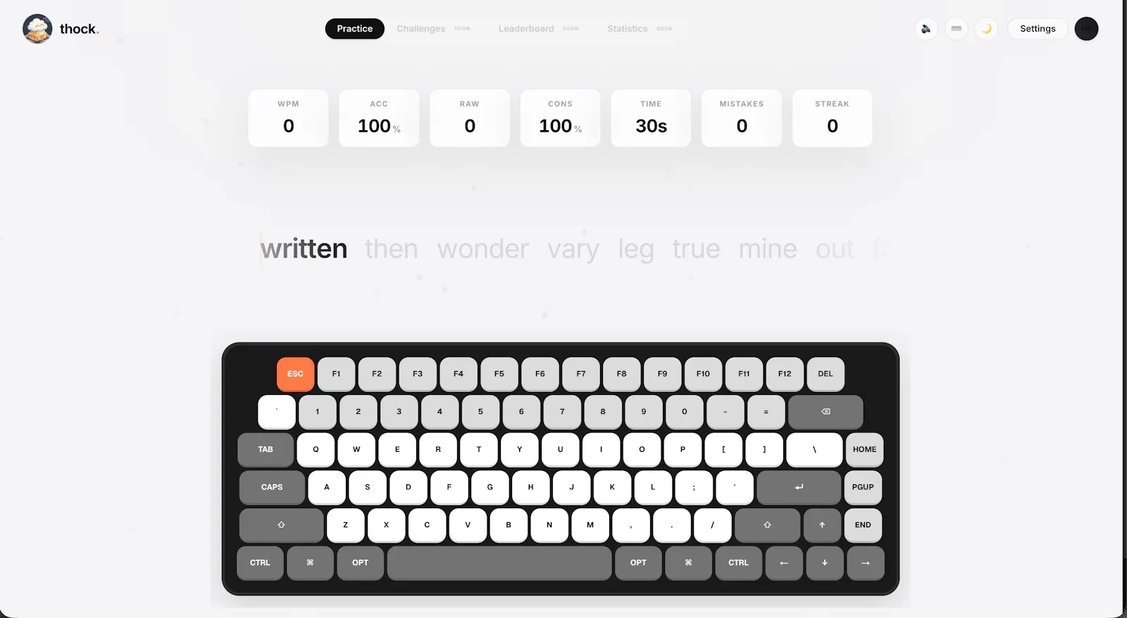 thock — premium typing experience screenshot 3