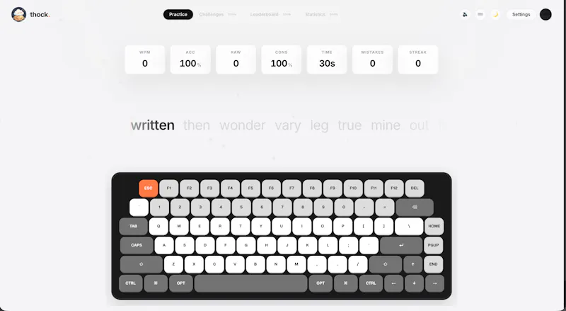 thock — premium typing experience screenshot 3