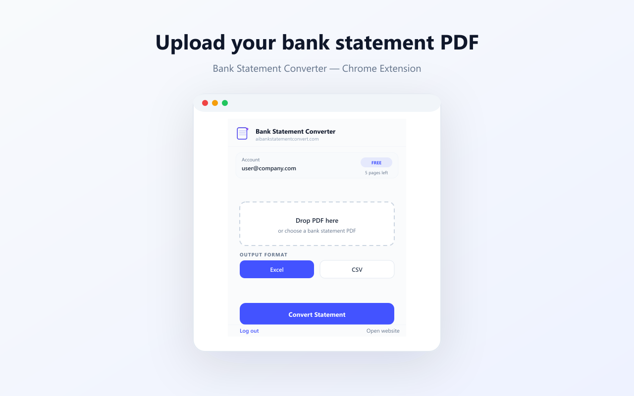 Bank Statement Converter gallery image