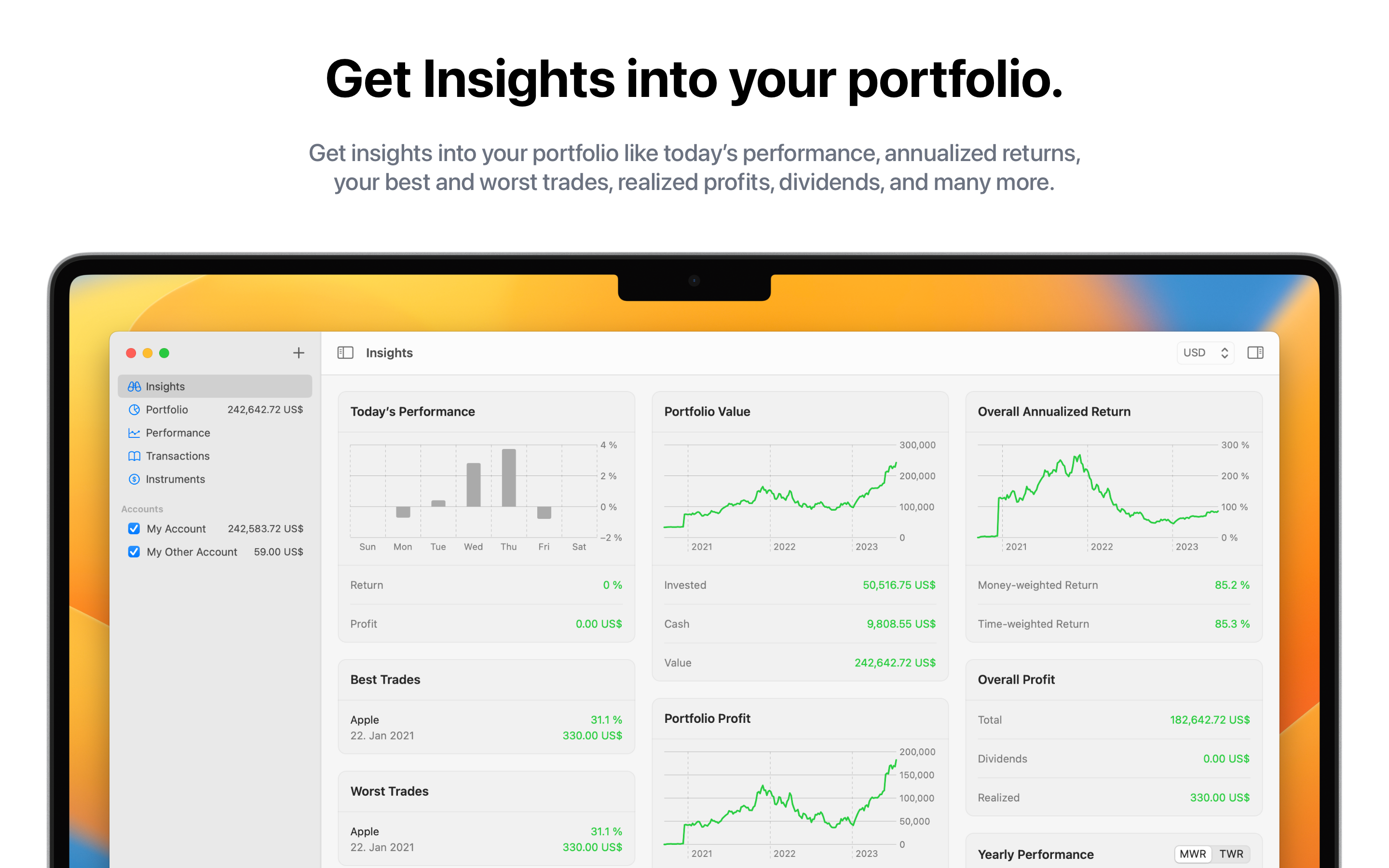 Profit: Portfolio Performance Tracker media 4