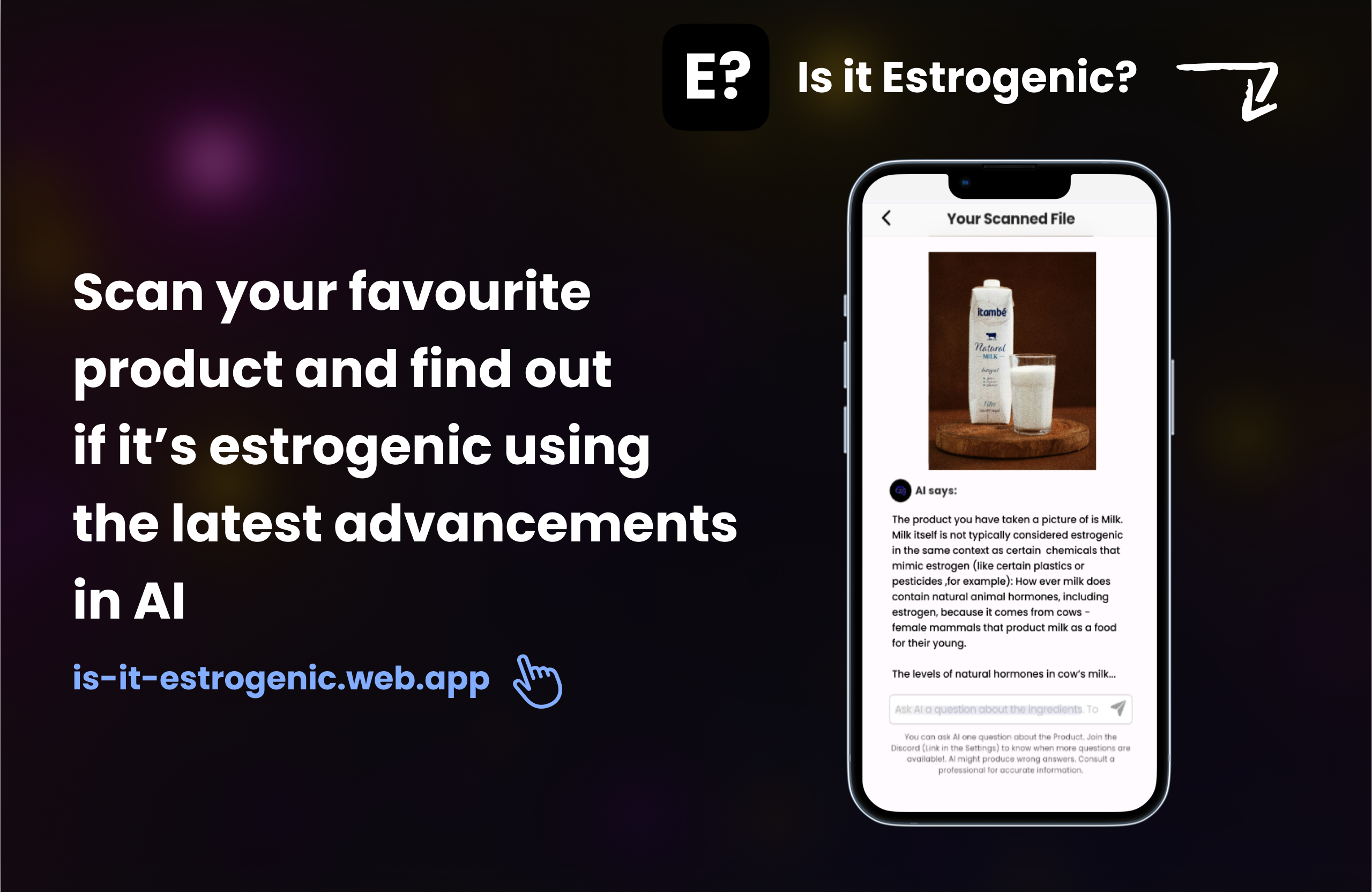 Mídia 2 de É estrogênico? - Digitalize um produto e verifique se ele contém ingredientes estrogênicos