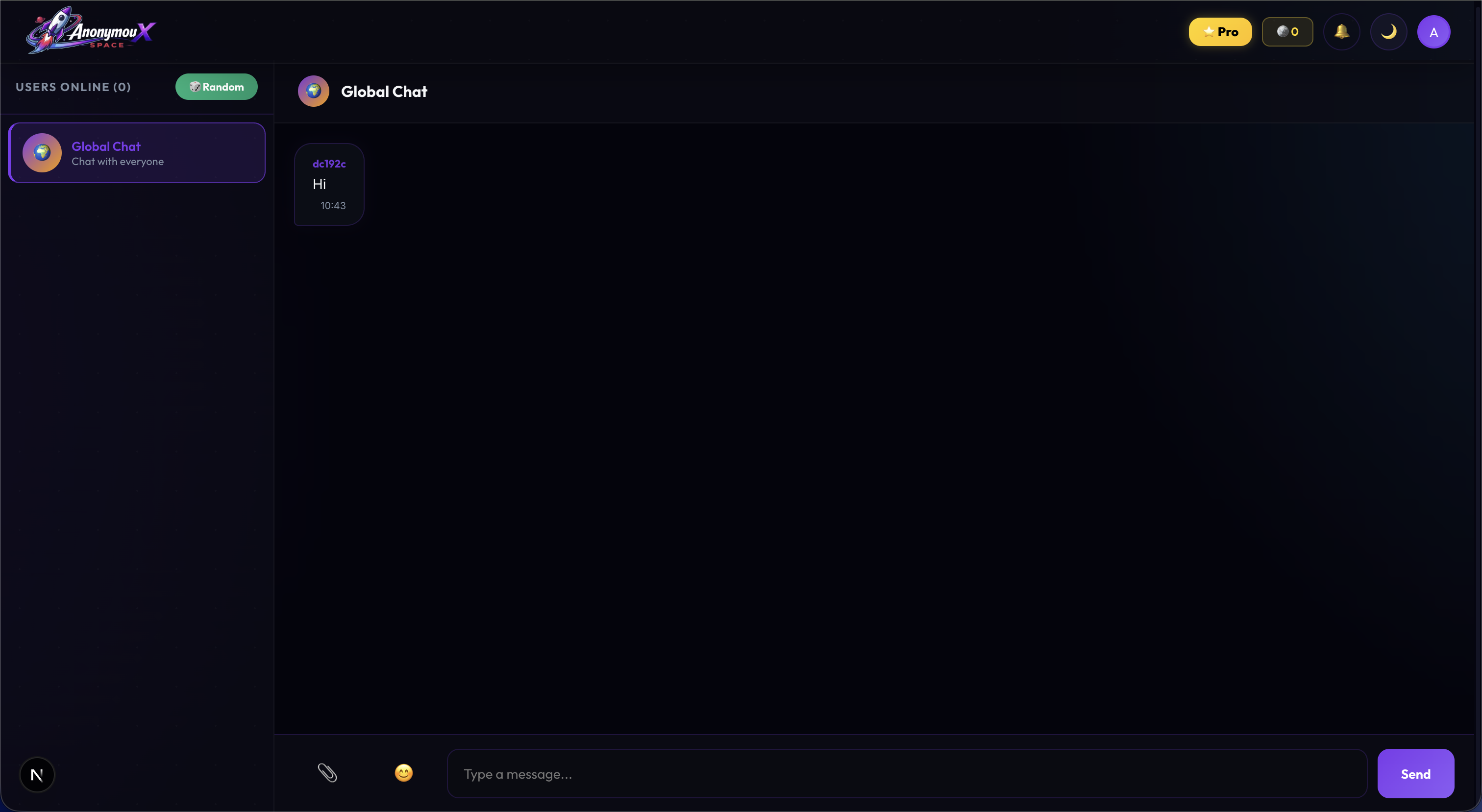 AnonymouX Space — Anonymous Chat gallery image