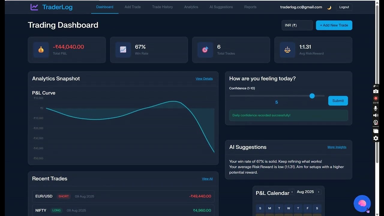 TraderLog gallery image