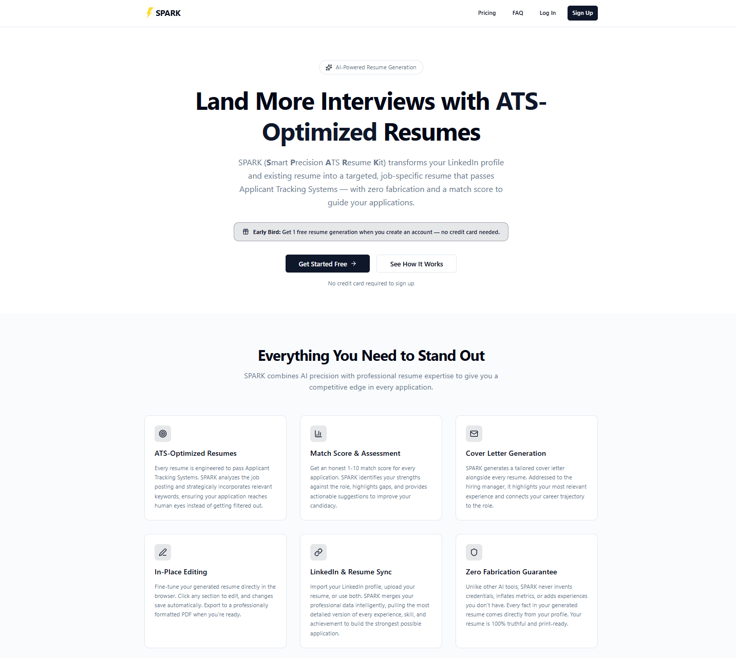 SPARK - Smart Precision ATS Resume Kit gallery image