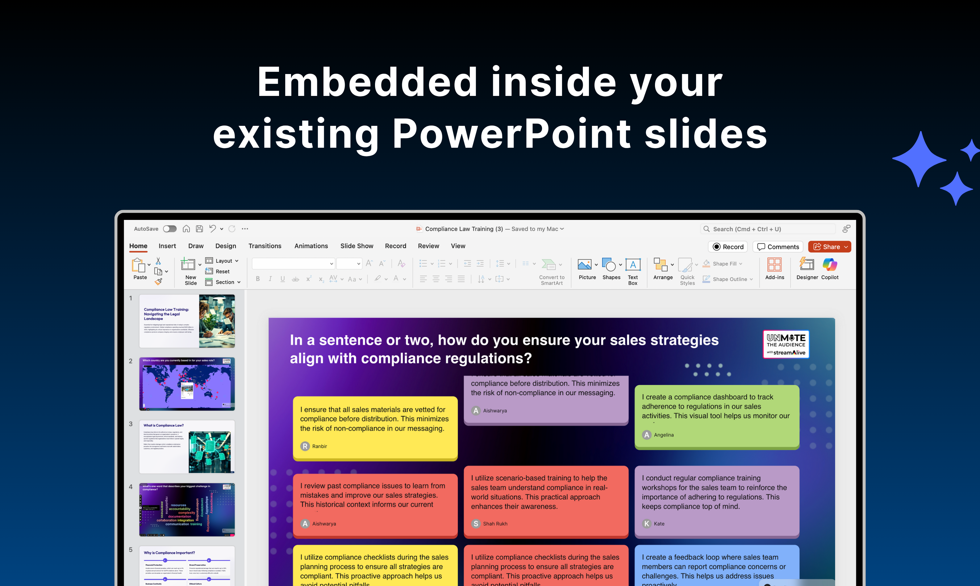 Make your PowerPoint slides interactive - Screenshot 3 showing product features and functionality