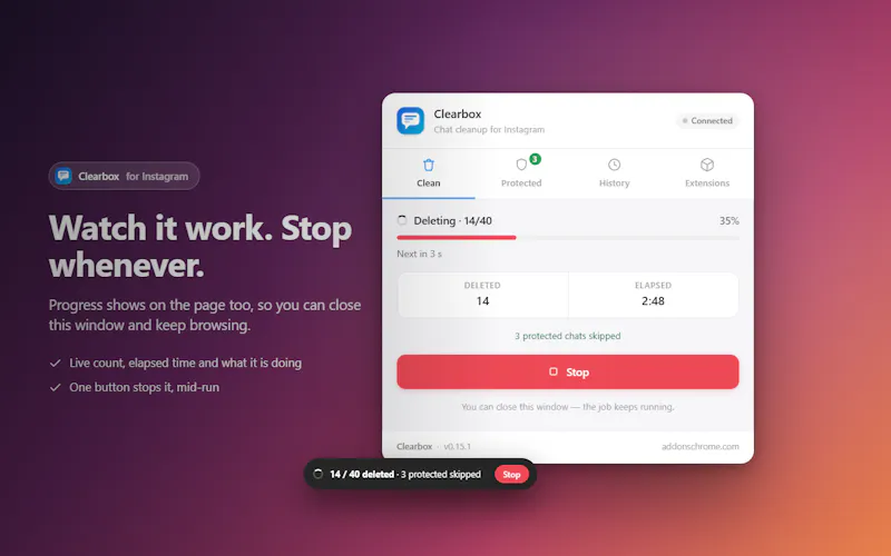 Clearbox screenshot 1