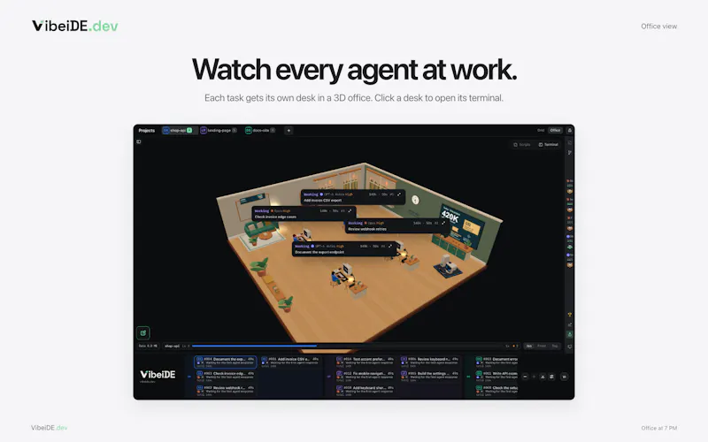 VibeiDE screenshot 2