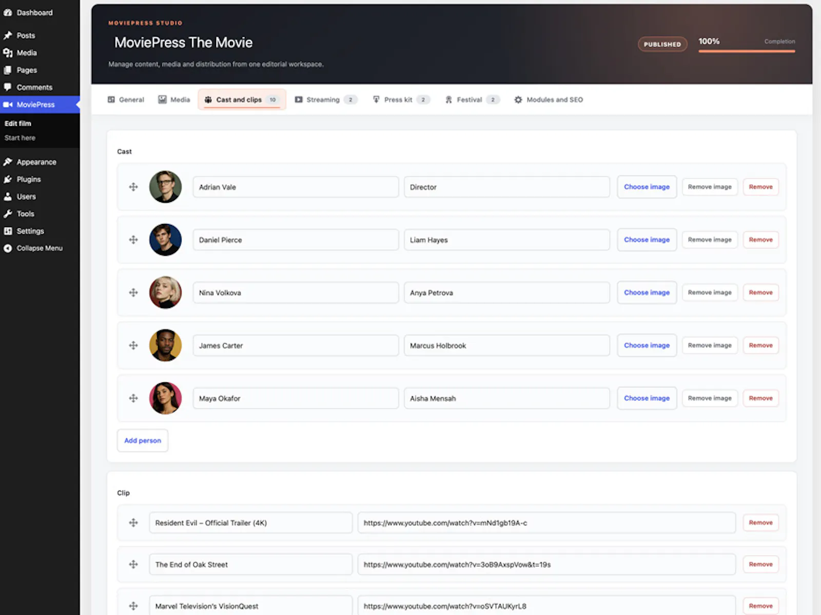 MoviePress screenshot 6