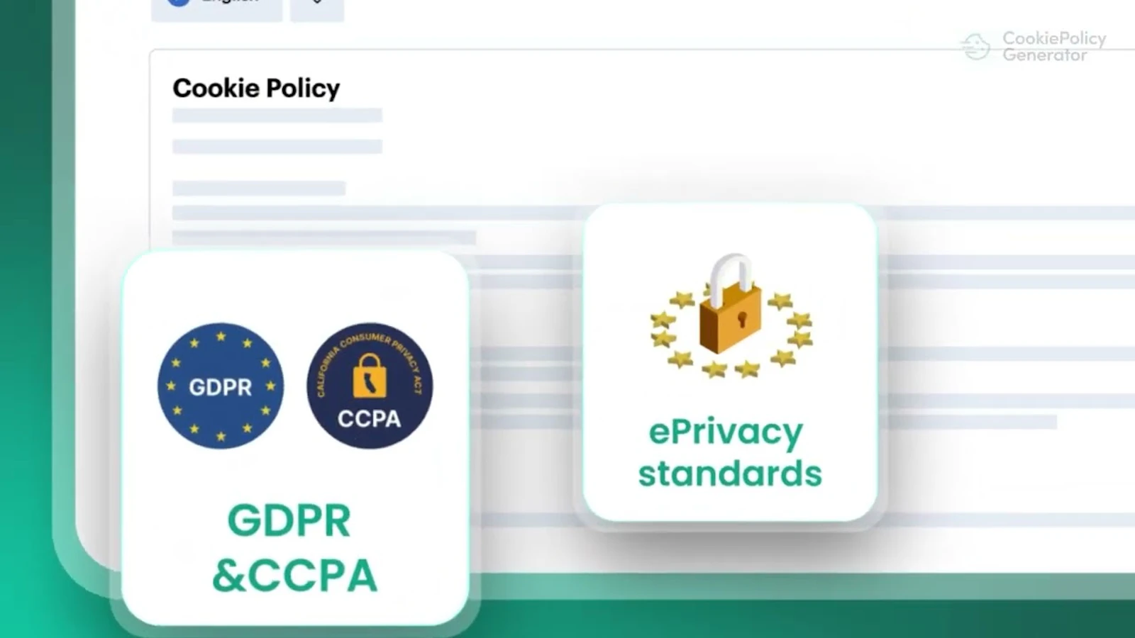 CookiePolicy Generator by CookieYes screenshot 1 (video preview)