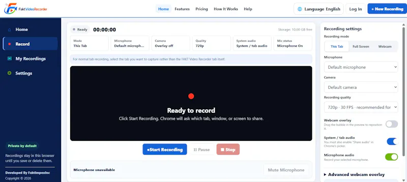 FAKT Video Recorder screenshot 5