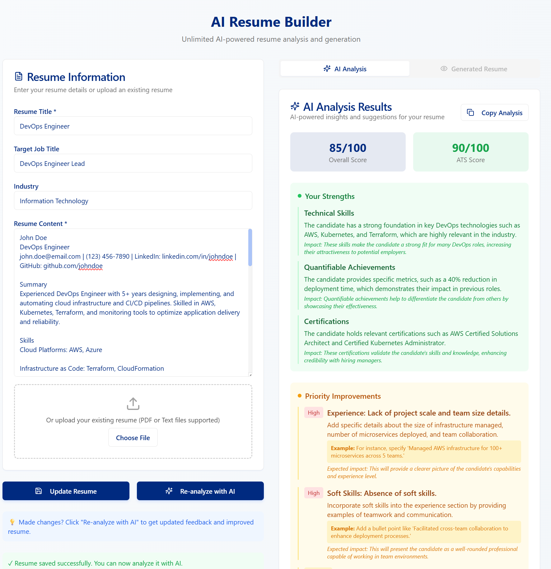 ResumeCanvas gallery image