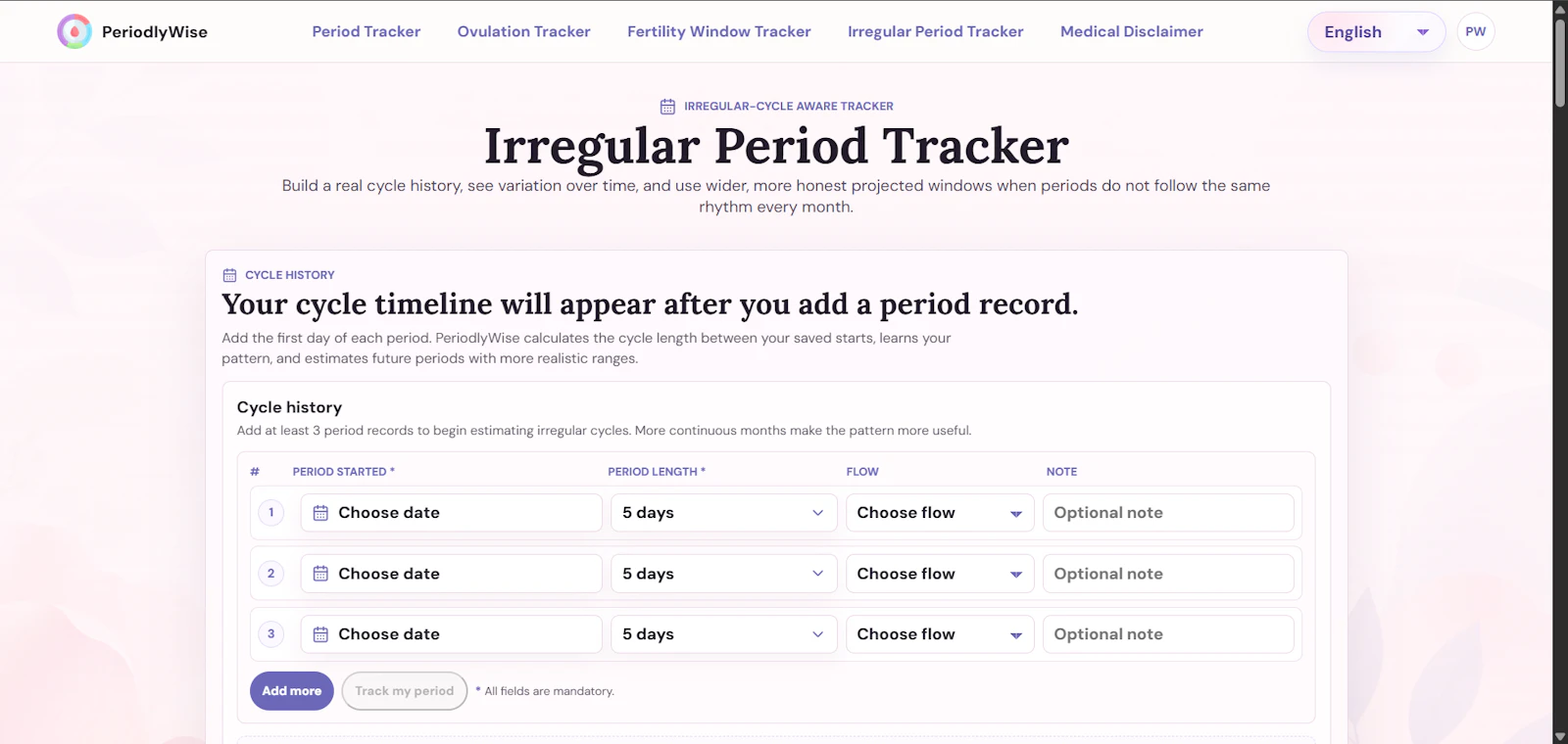 PeriodlyWise screenshot 13