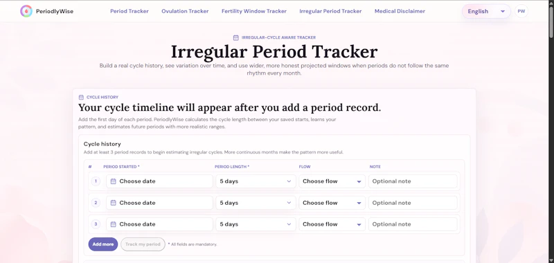 PeriodlyWise screenshot 13