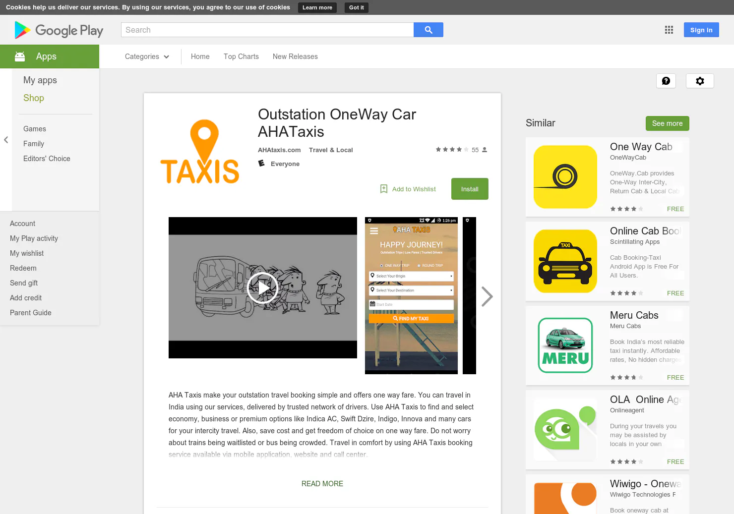 AHA Taxis