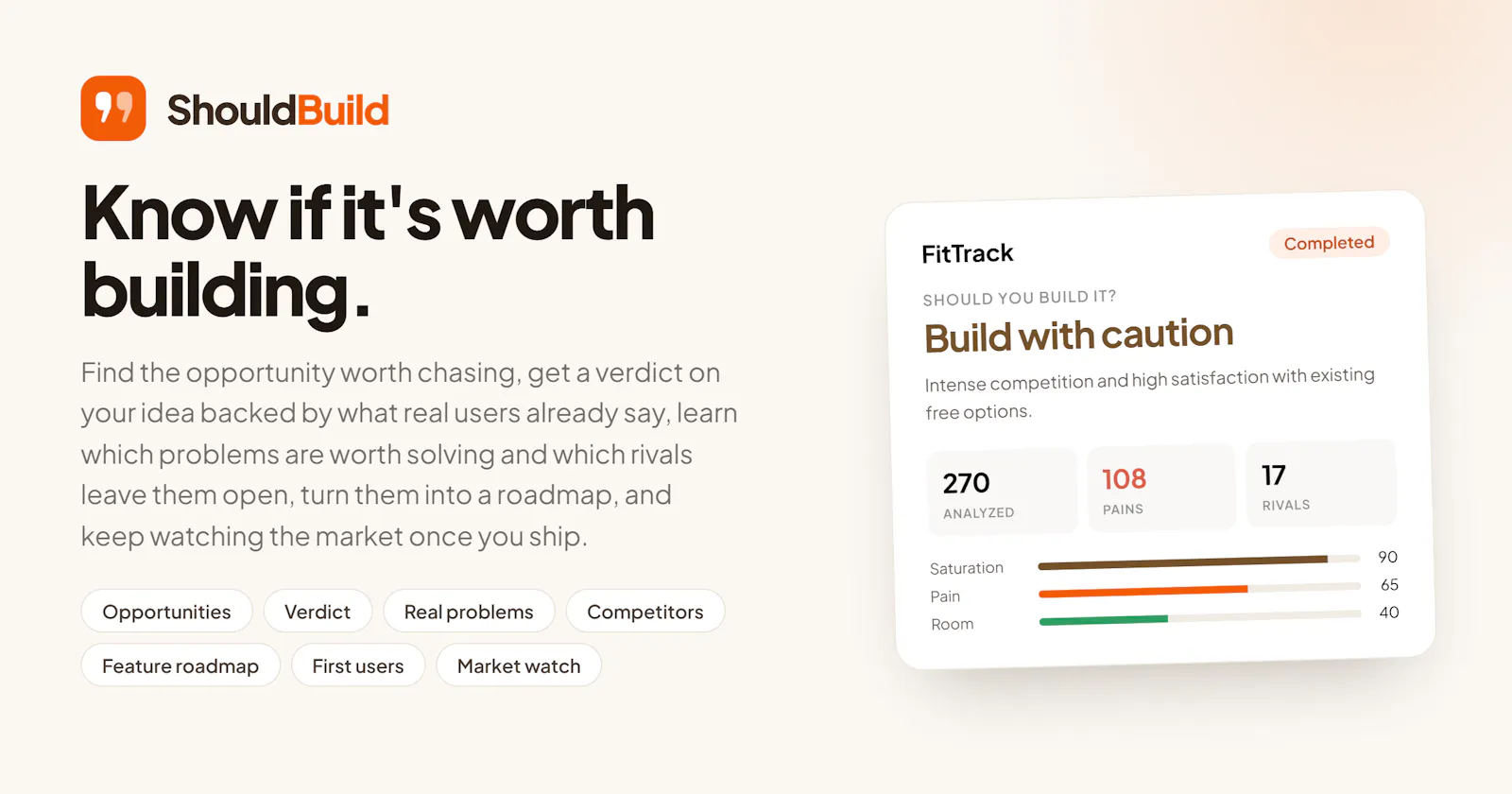ShouldBuild screenshot 2