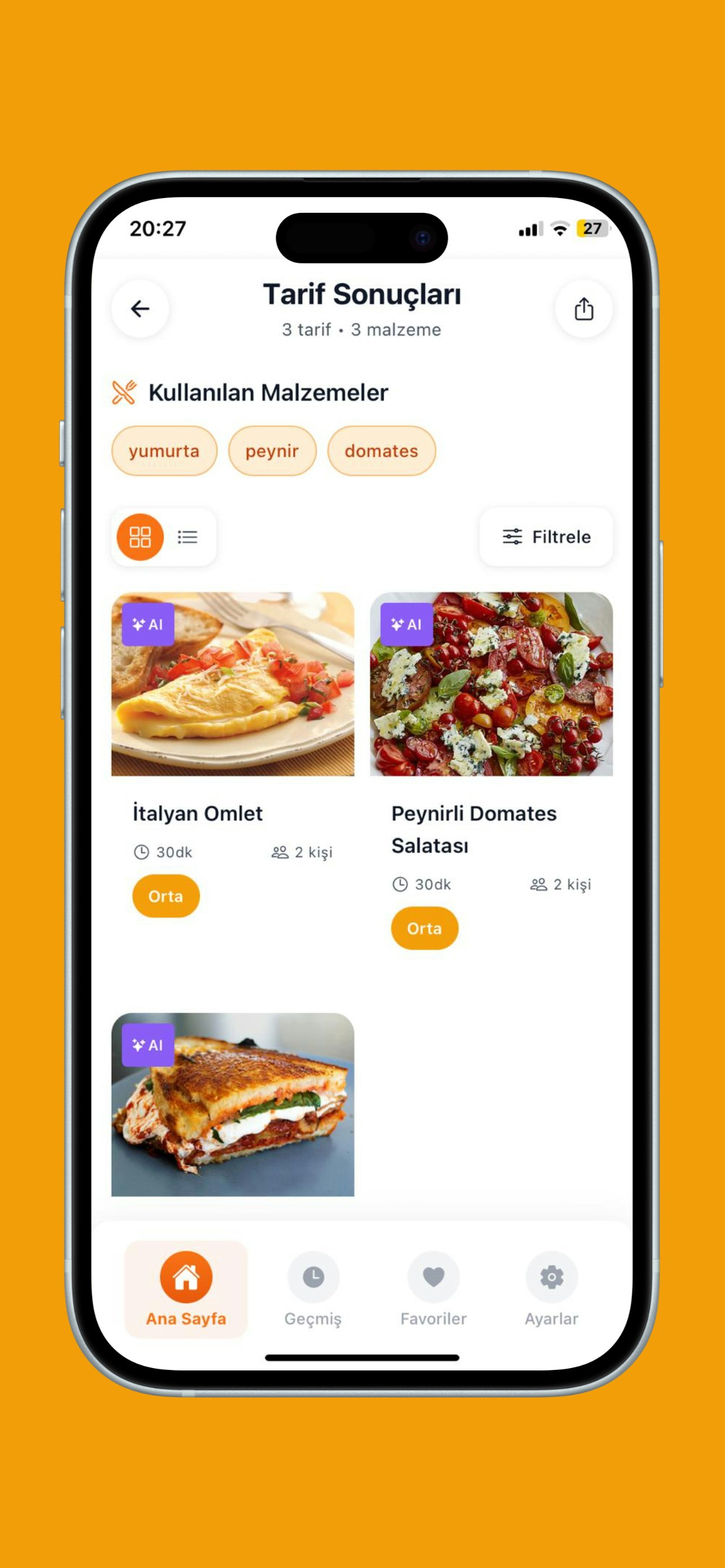 Média Cookai: Que manger? - Arrêtez de vous demander quoi cuisiner.Obtenez des recettes AI instantanées. 3