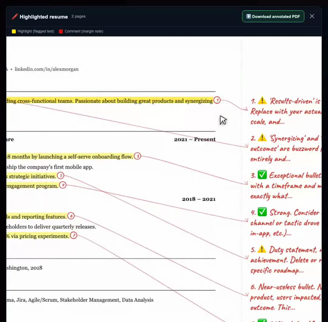 Resume Analyzer by BrightMind AI gallery image