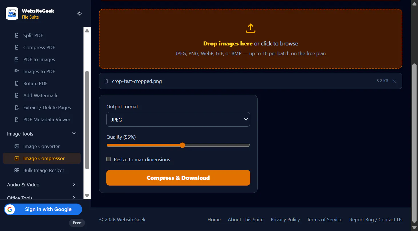 WebsiteGeek File Suite gallery image